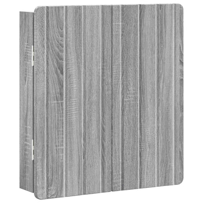 Dartboard Cabinet ZWOLLE Grey Sonoma 52.5 x 10.5 x 57.5 cm