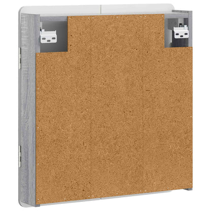Dartboard Cabinet ZWOLLE Grey Sonoma 52.5 x 10.5 x 57.5 cm