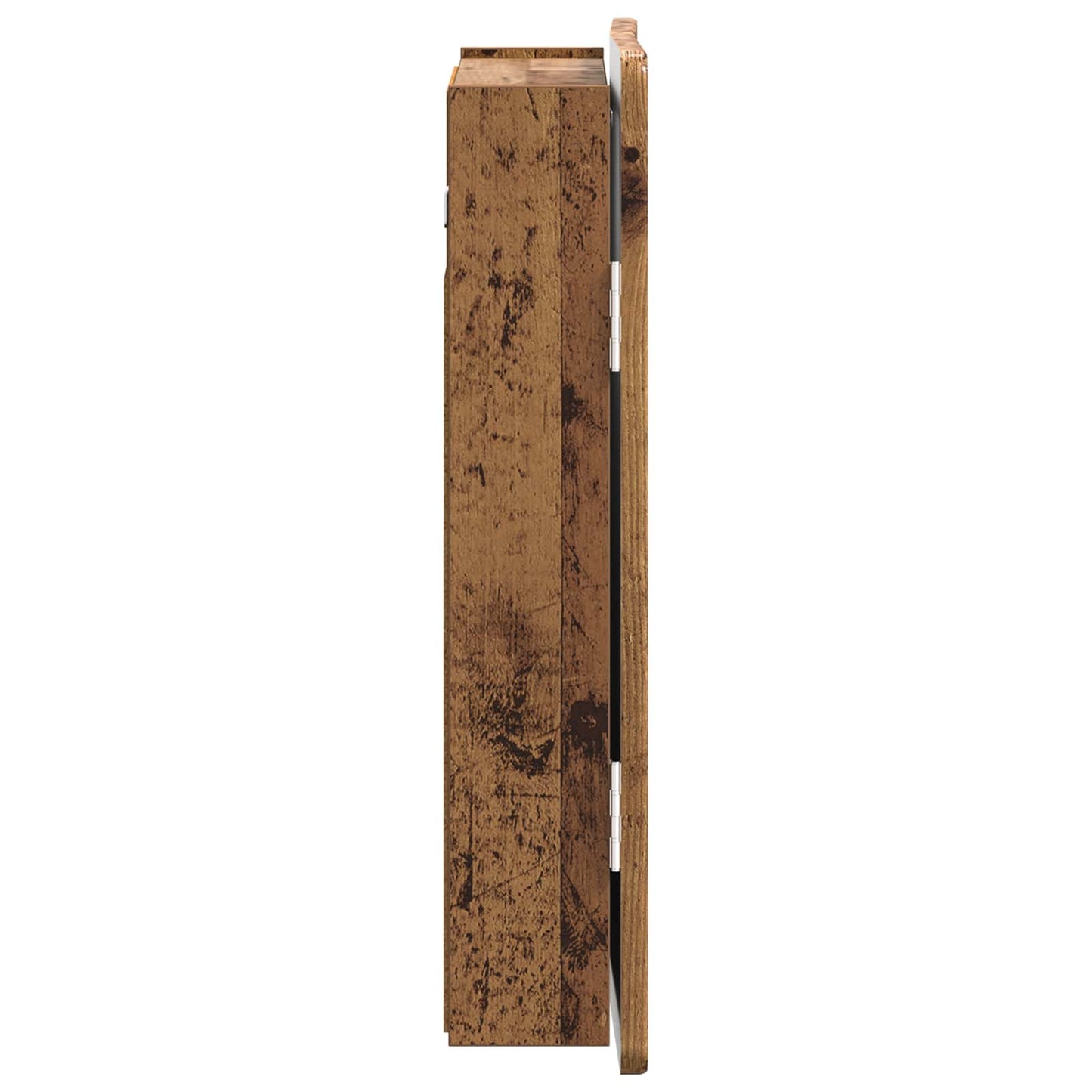 Dartboard Cabinet ZWOLLE Old Wood 52.5 x 10.5 x 57.5 cm