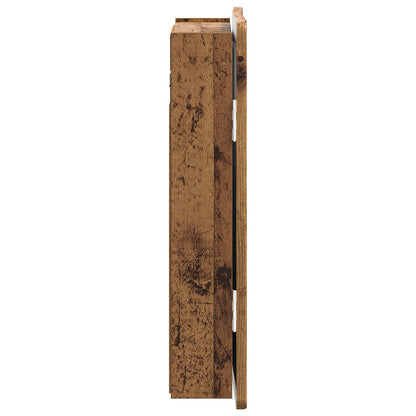 Dartboard Cabinet ZWOLLE Old Wood 52.5 x 10.5 x 57.5 cm