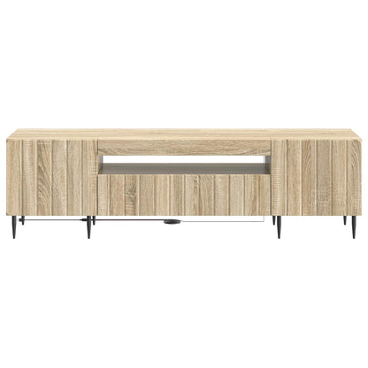 LED TV Cabinet Sonoma Oak Engineered Wood