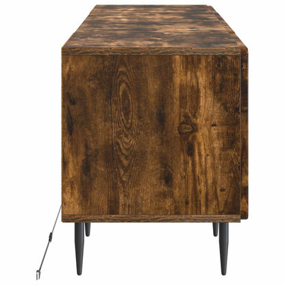 LED TV Cabinet Smoked Oak Engineered Wood
