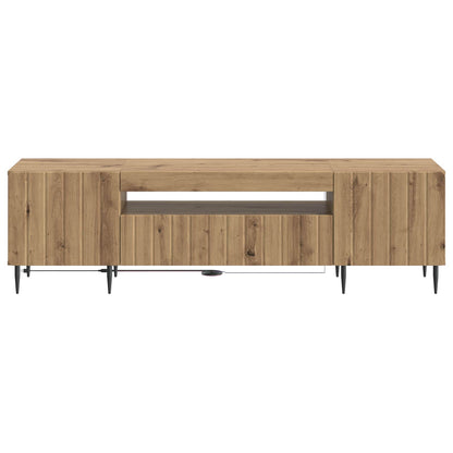 LED TV Cabinet Artisan Oak Engineered Wood