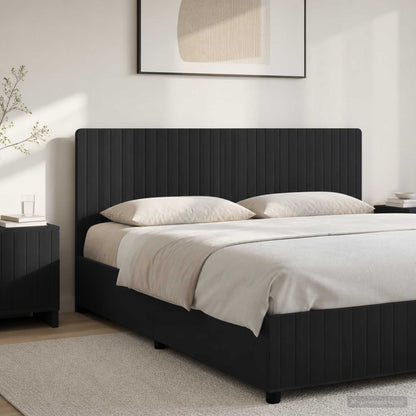 Wall-Mounted Headboard ZWOLLE Black Engineered Wood