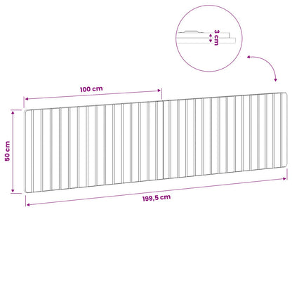 Wall-Mounted Headboard ZWOLLE Black Engineered Wood