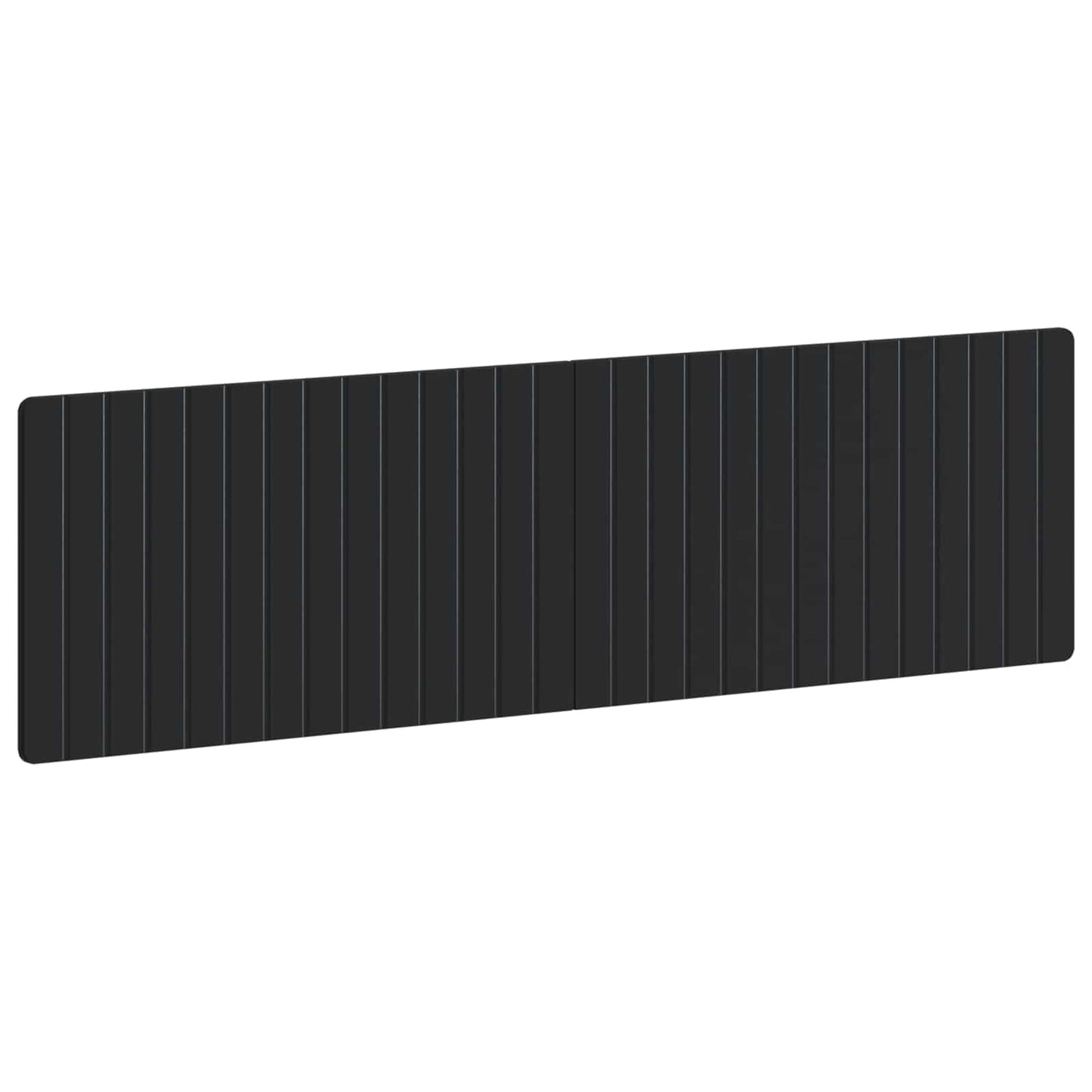 Wall-Mounted Headboard ZWOLLE Black Engineered Wood