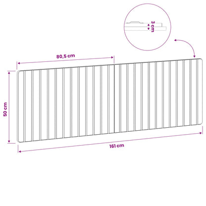 Wall-Mounted Headboard ZWOLLE White Engineered Wood