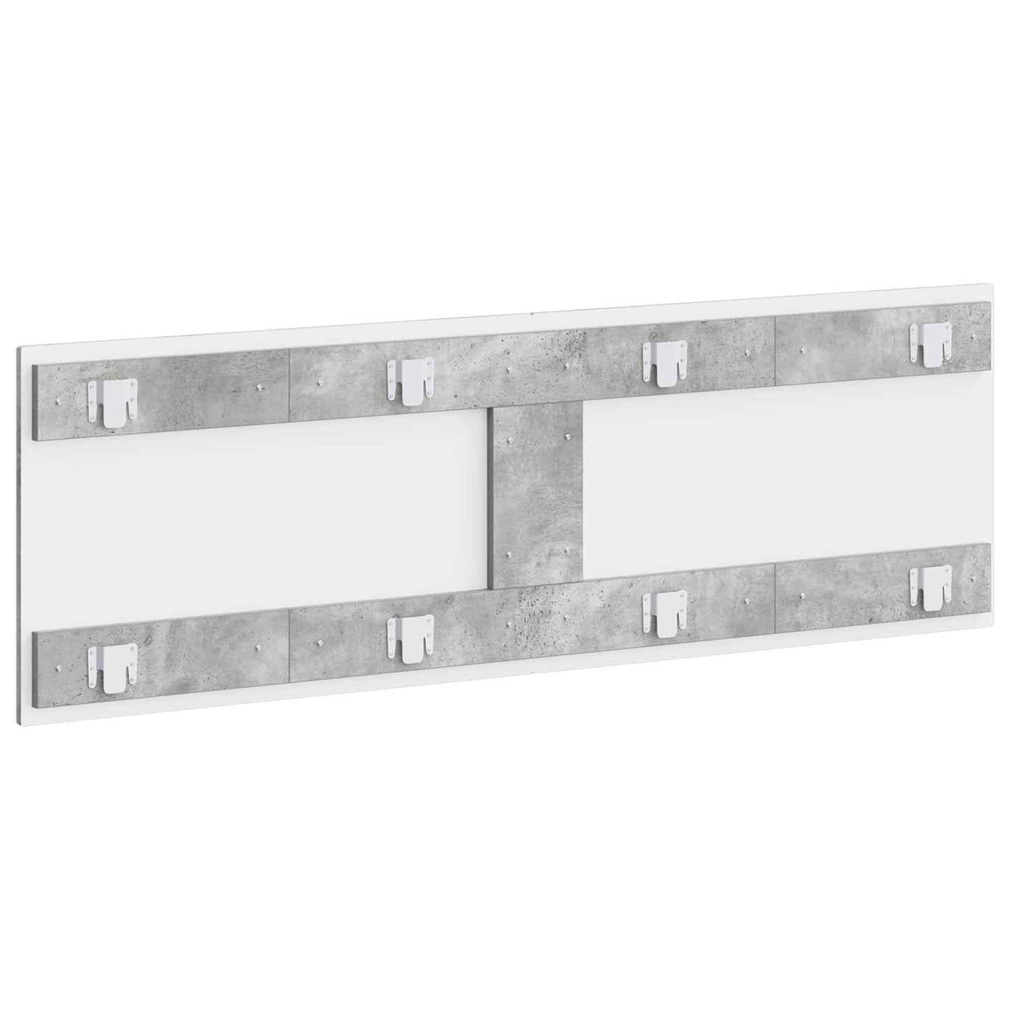 Wall-Mounted Headboard ZWOLLE Concrete Grey Engineered Wood