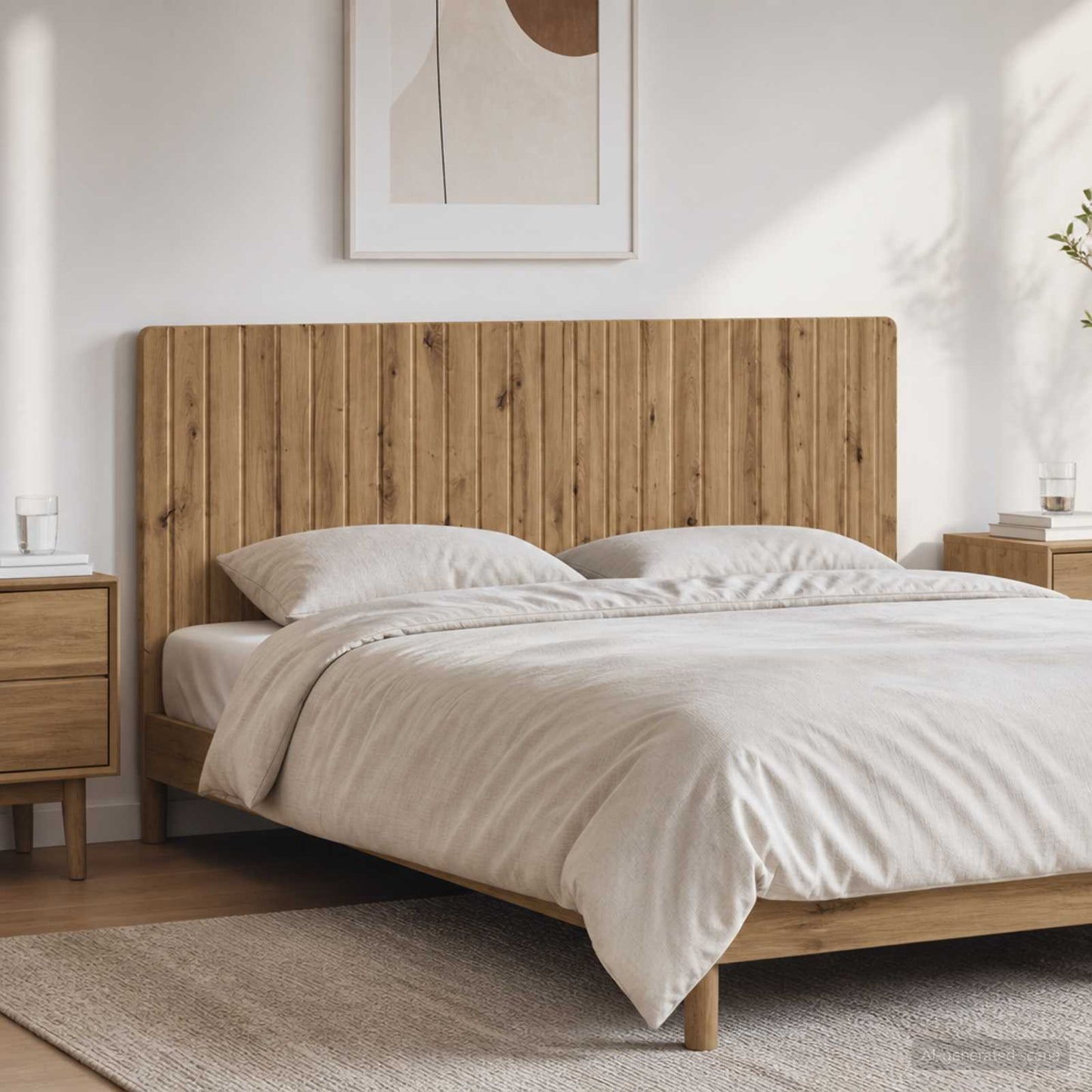 Wall-Mounted Headboard ZWOLLE Artisan Oak Engineered Wood