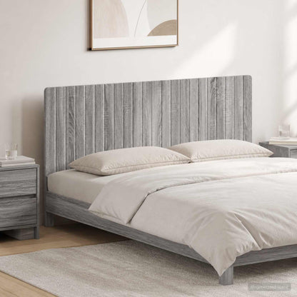 Wall-Mounted Headboard ZWOLLE Grey Sonoma Engineered Wood