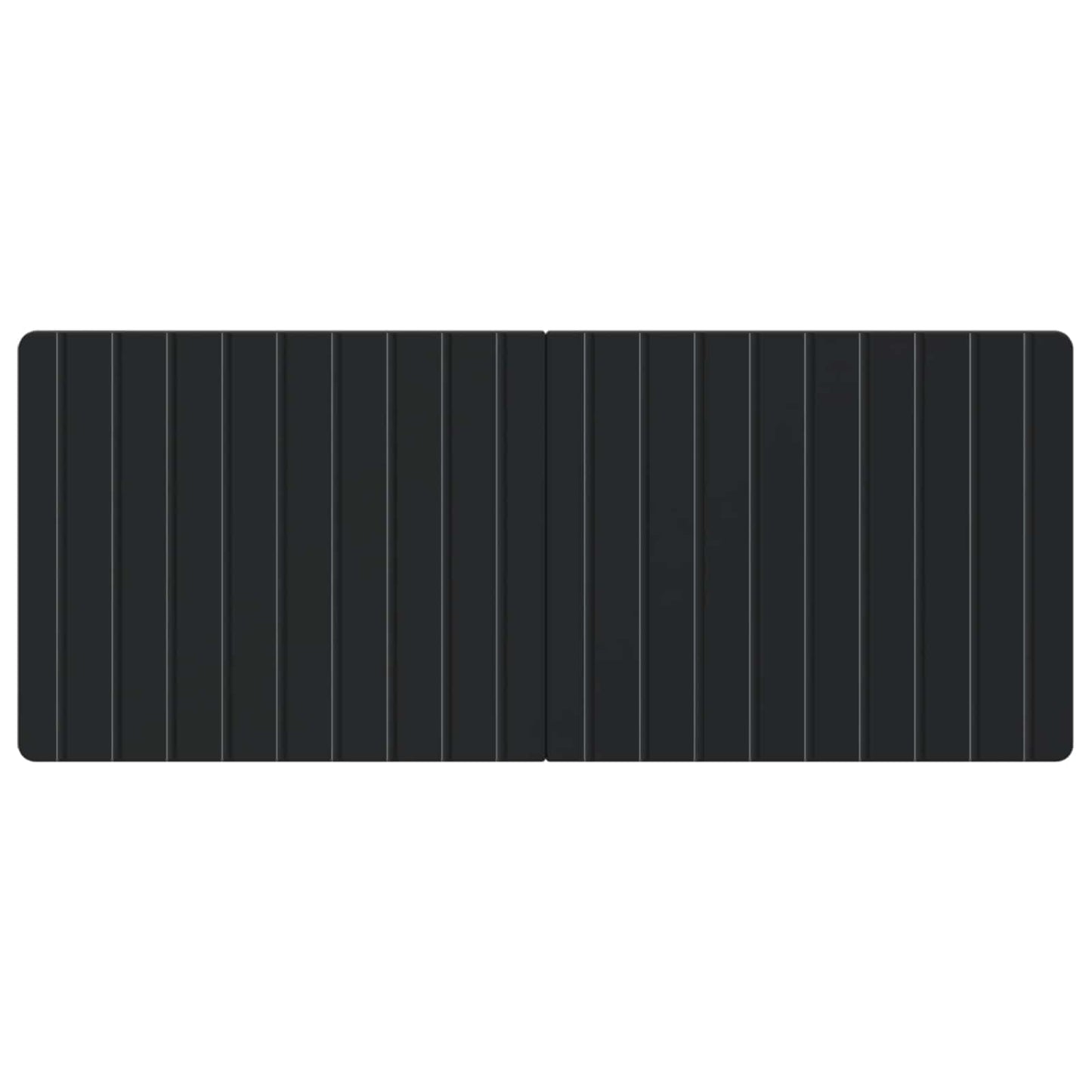 Wall-Mounted Headboard ZWOLLE Black Engineered Wood