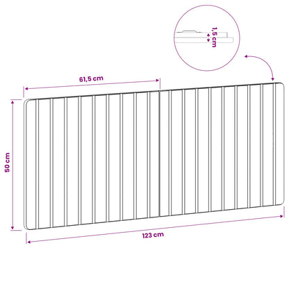 Wall-Mounted Headboard ZWOLLE Grey Sonoma Engineered Wood