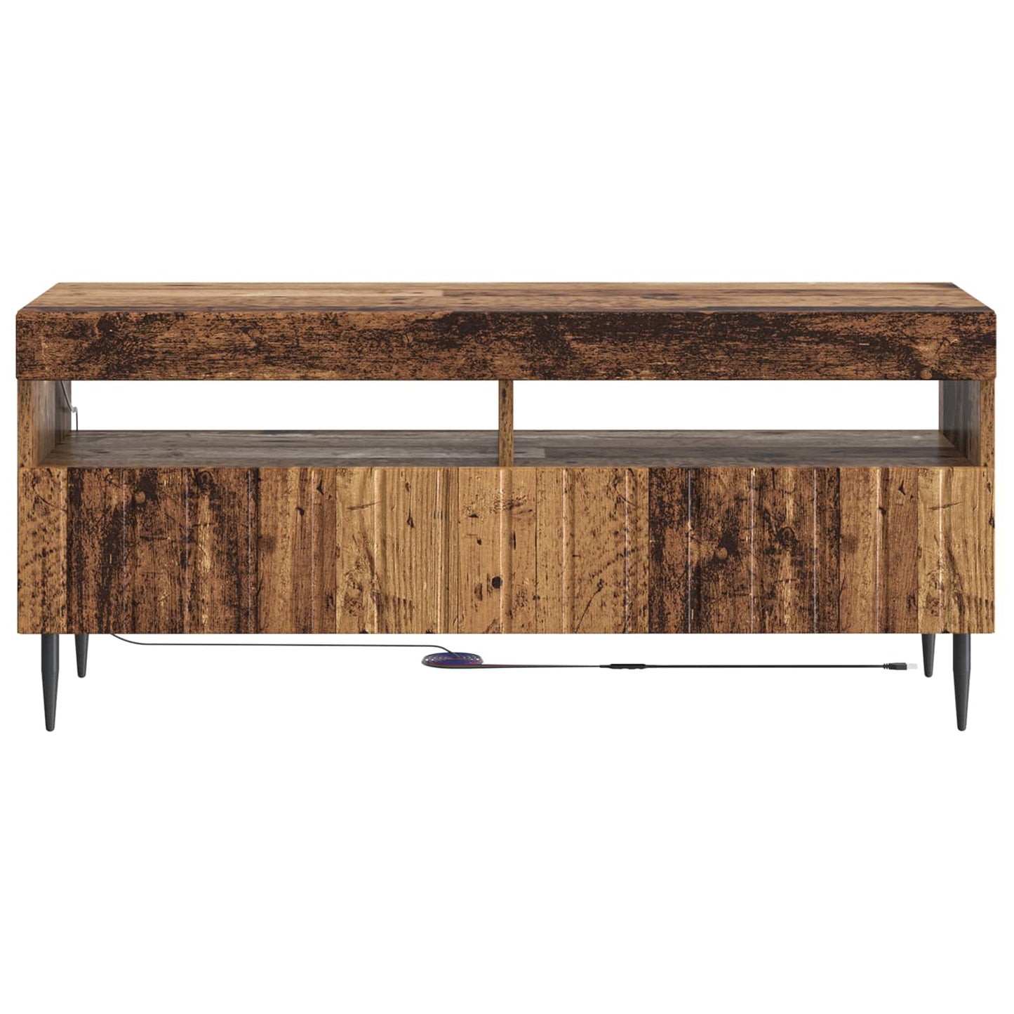 LED TV Cabinet Old Wood Engineered Wood