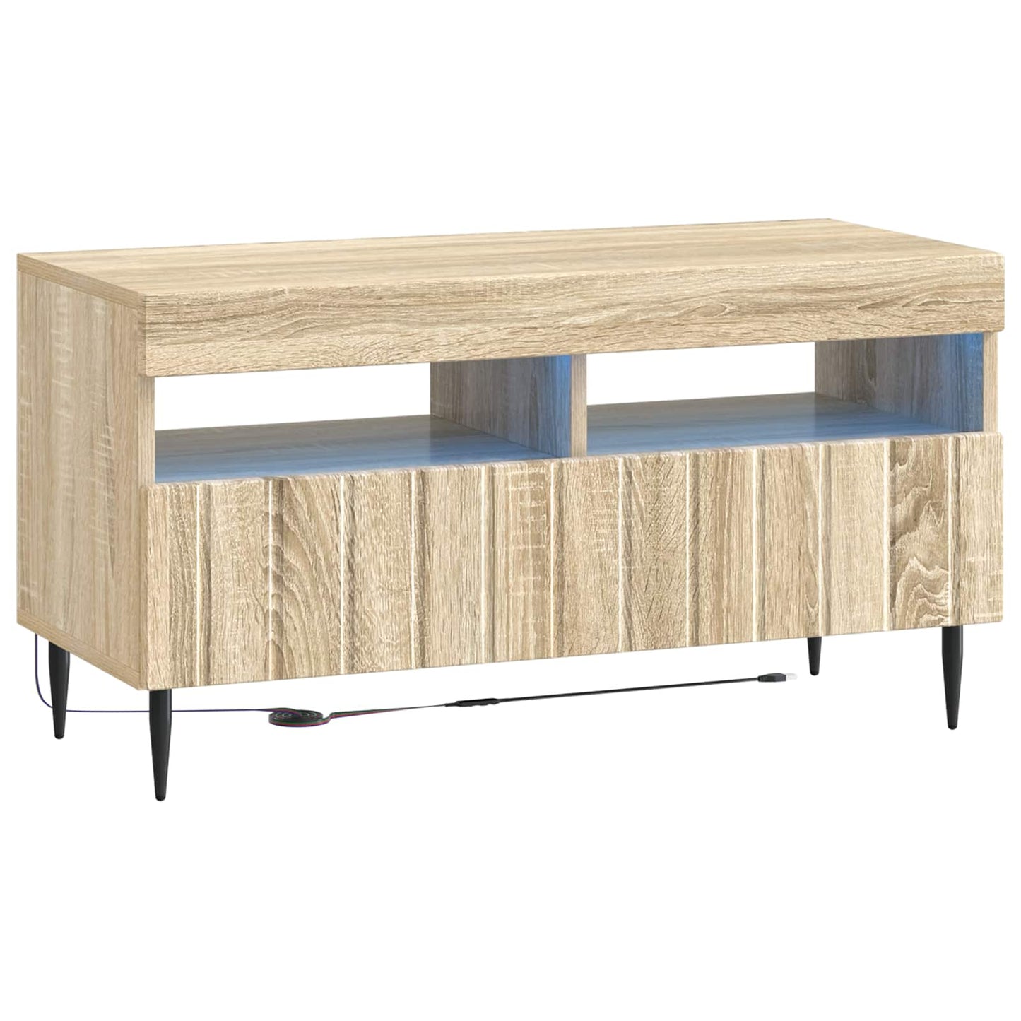 LED TV Cabinet Sonoma Oak Engineered Wood