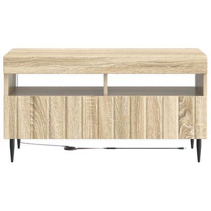 LED TV Cabinet Sonoma Oak Engineered Wood