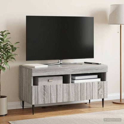 LED TV Cabinet Grey Sonoma Engineered Wood
