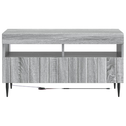 LED TV Cabinet Grey Sonoma Engineered Wood