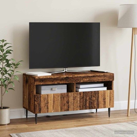 LED TV Cabinet Old Wood Engineered Wood