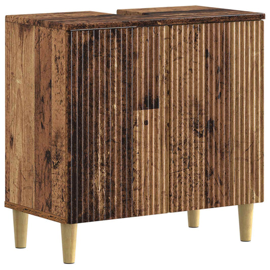 Bathroom Sink Cabinet ARNHEM Old Wood 59.5 x 31.5x 59 cm