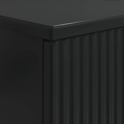 Bathroom Sink Cabinet ARNHEM Black 82 x 41x 59 cm