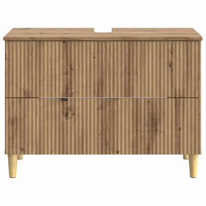 Bathroom Sink Cabinet ARNHEM Artisan Oak 82 x 41x 59 cm