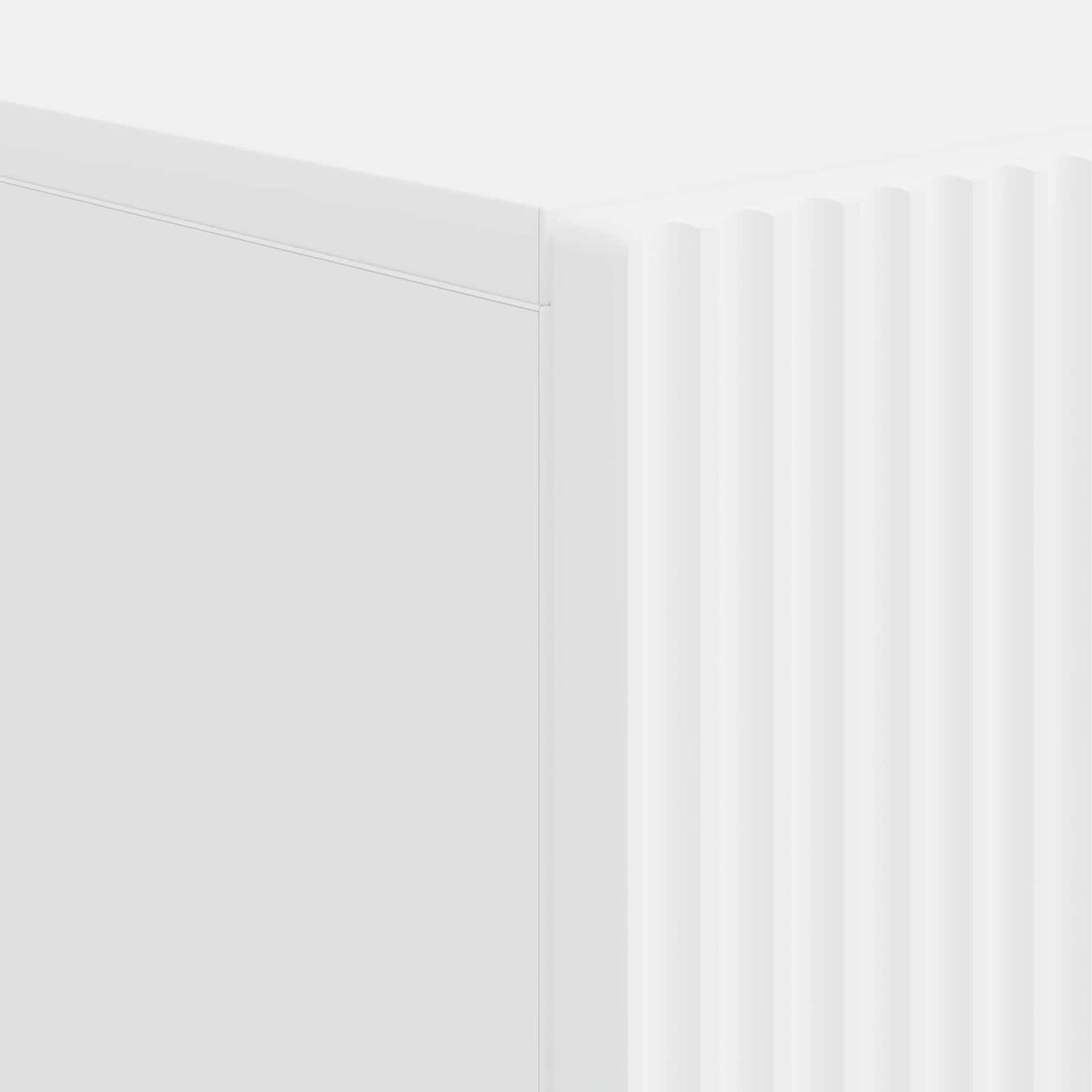 Bathroom Cabinet with Open Shelf ARNHEM White 30 x 31 x 190 cm