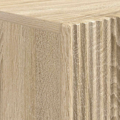 Bathroom Cabinet with Open Shelf ARNHEM Sonoma Oak