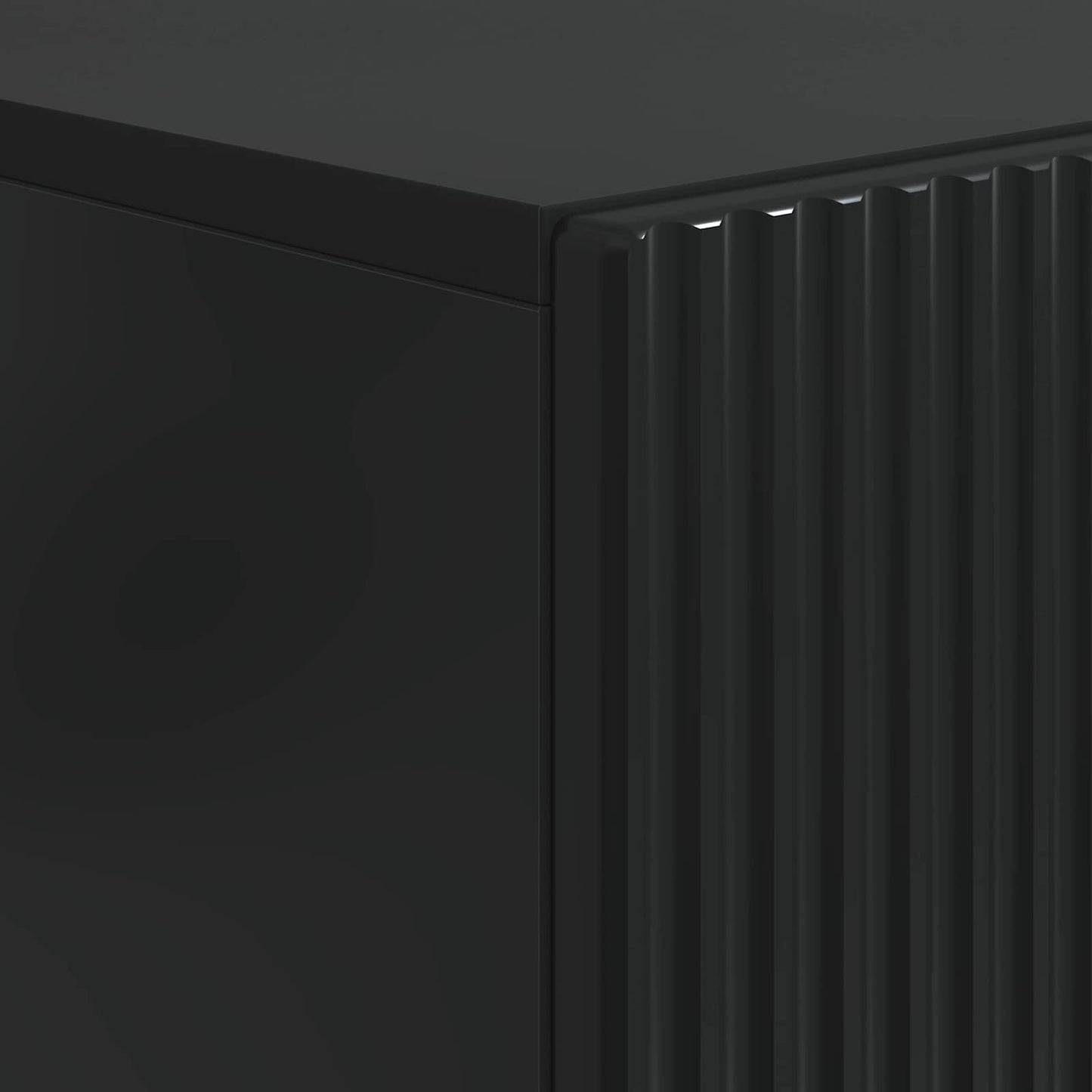 Bathroom Storage Cainet ARNHEM Black 59.5 x 31 x 80 cm