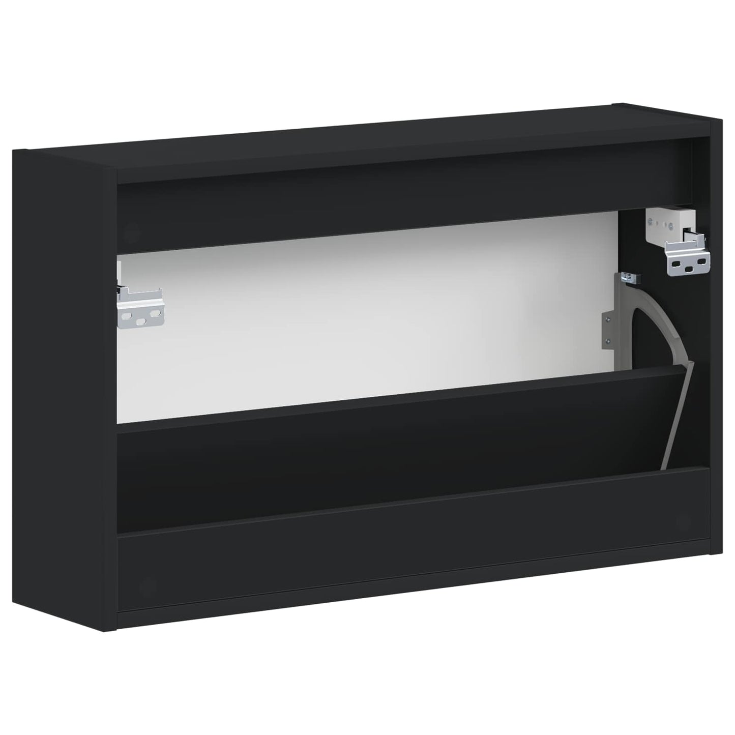 Wall-Mounted Shoe Cabinet ARNHEM 71 x 17 x 43 cm Black