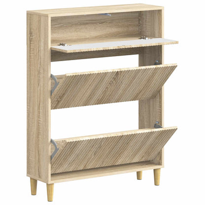 Shoe Cabinet ARNHEM 78 x 24 x 103 cm Engineered Wood Sonoma Oak