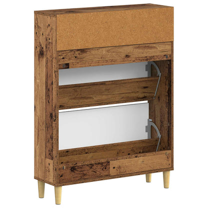 Shoe Cabinet ARNHEM 78 x 24 x 103 cm Engineered Wood Old Wood