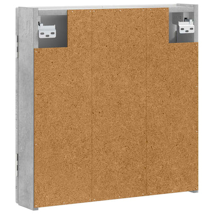 Dartboard Cabinet ARNHEM Concrete Grey 52.5 x 10.5 x 53.5 cm