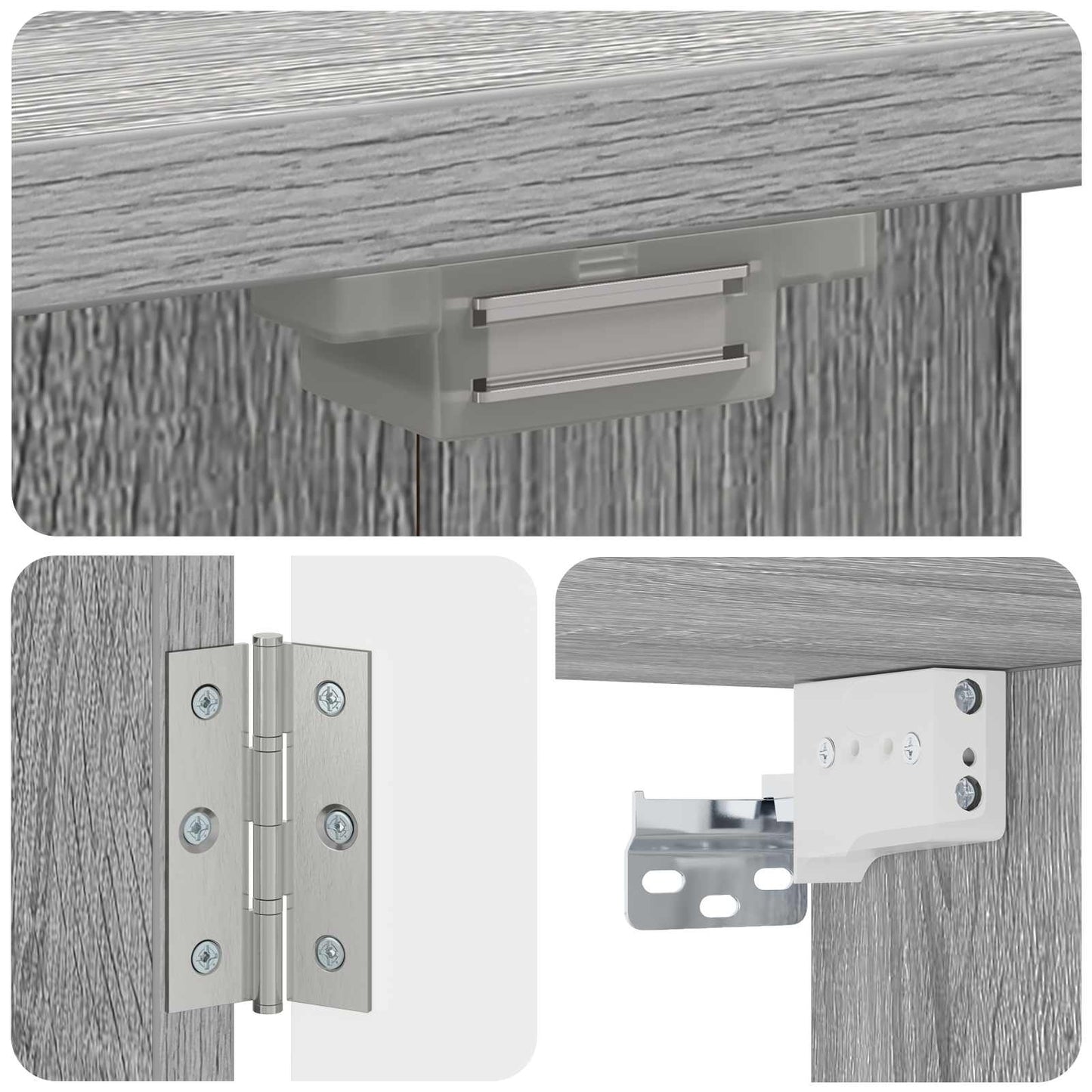 Dartboard Cabinet ARNHEM Grey Sonoma 52.5 x 10.5 x 53.5 cm