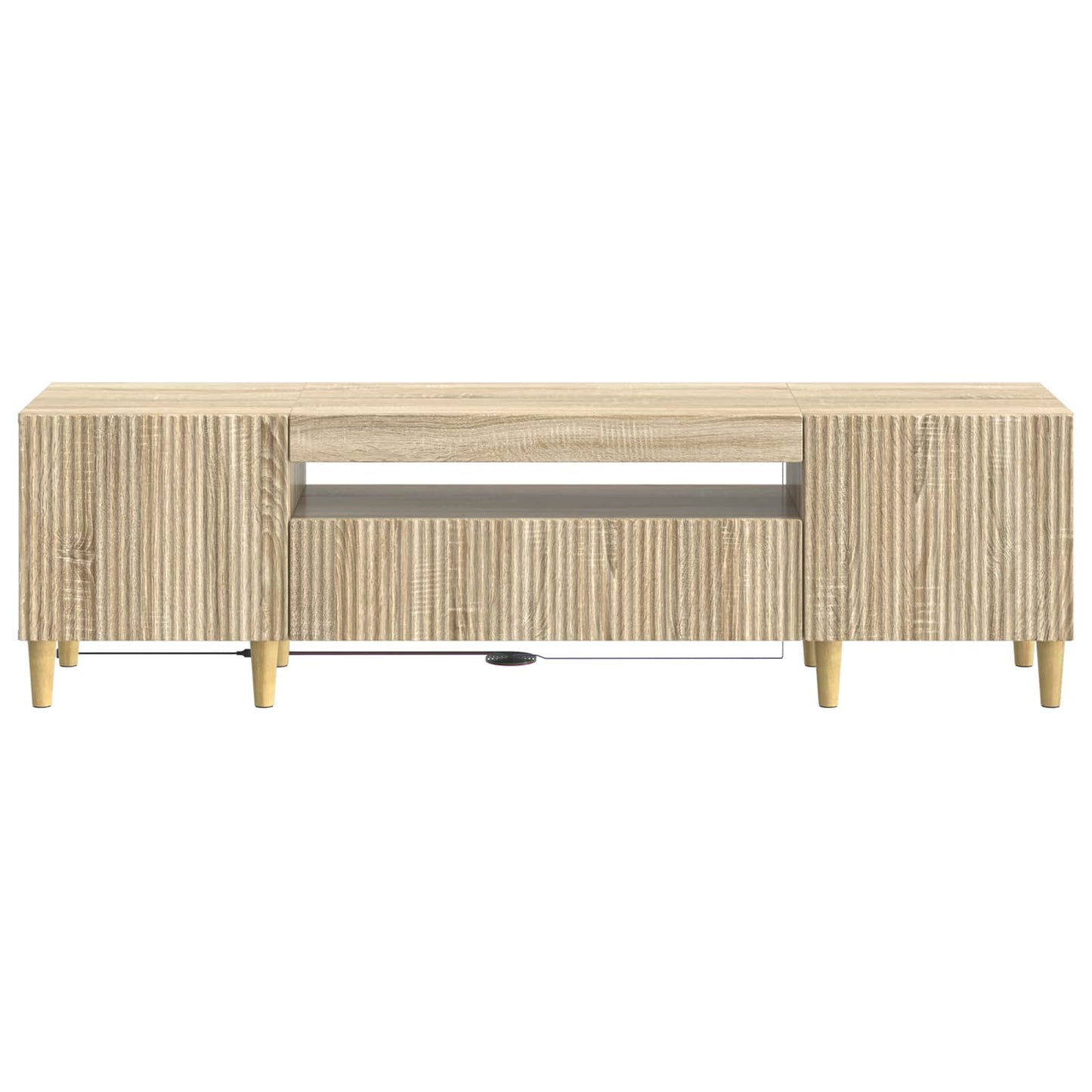 LED TV Cabinet Sonoma Oak Engineered Wood