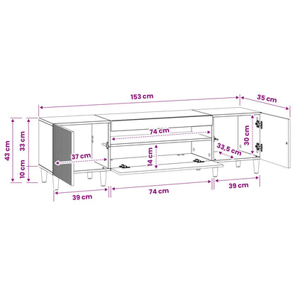 LED TV Cabinet Sonoma Oak Engineered Wood