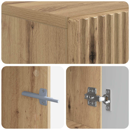 LED TV Cabinet Artisan Oak Engineered Wood