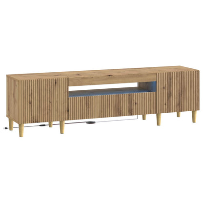 LED TV Cabinet Artisan Oak Engineered Wood