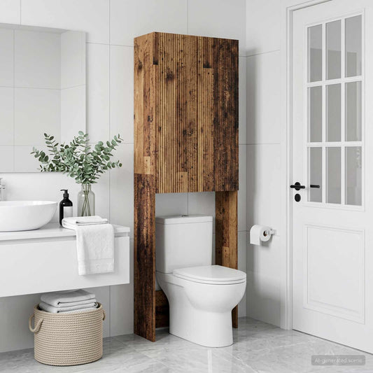 Toilet Cabinet ARNHEM Old Wood 66 x 25.5 x 190 cm