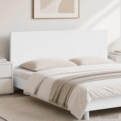 Wall-Mounted Headboard ARNHEM White Engineered Wood