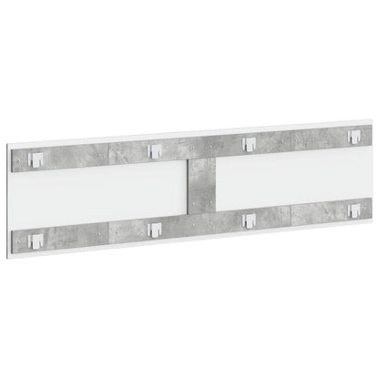 Wall-Mounted Headboard ARNHEM Concrete Grey Engineered Wood