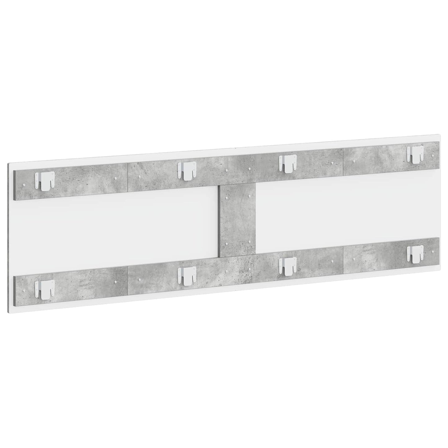 Wall-Mounted Headboard ARNHEM Concrete Grey Engineered Wood
