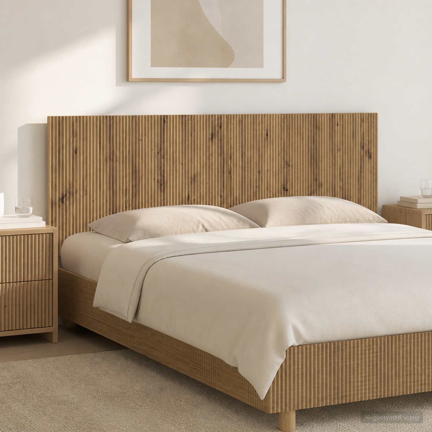 Wall-Mounted Headboard ARNHEM Artisan Oak Engineered Wood