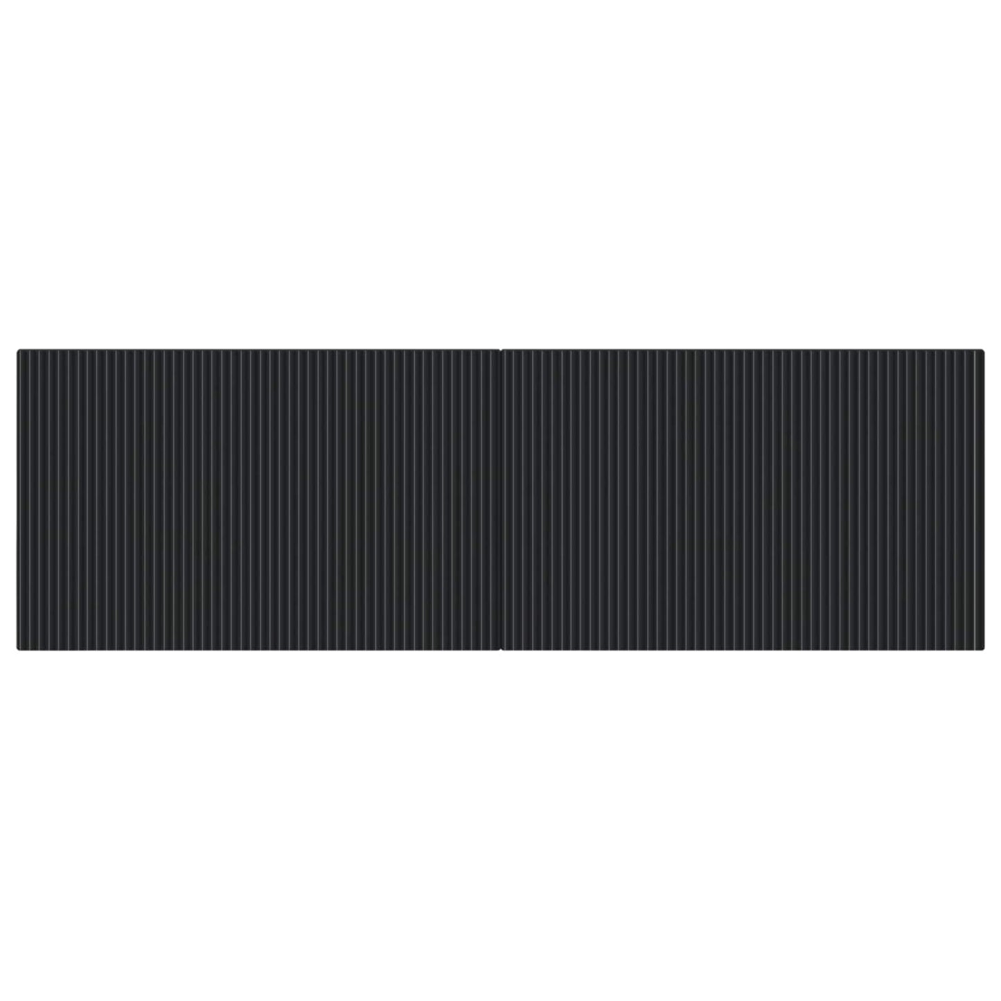 Wall-Mounted Headboard ARNHEM Black Engineered Wood