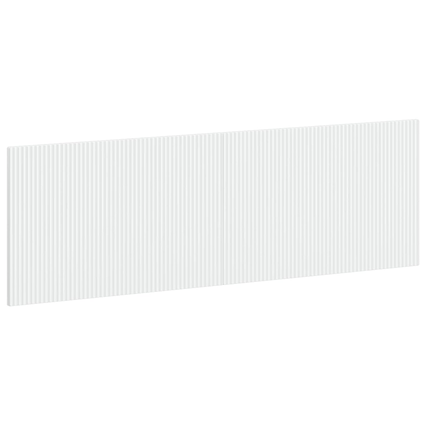 Wall-Mounted Headboard ARNHEM High Gloss White Engineered Wood