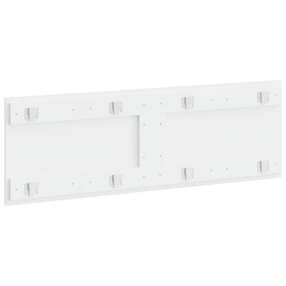 Wall-Mounted Headboard ARNHEM High Gloss White Engineered Wood