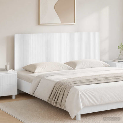 Wall-Mounted Headboard ARNHEM White Engineered Wood