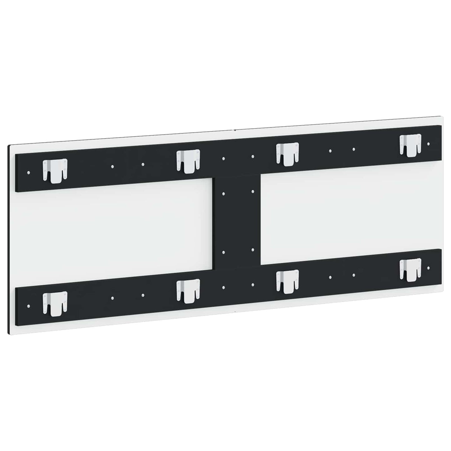 Wall-Mounted Headboard ARNHEM Black Engineered Wood
