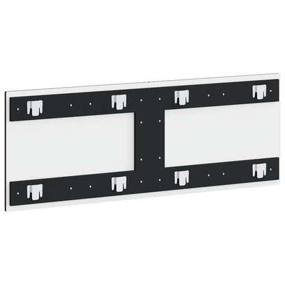 Wall-Mounted Headboard ARNHEM Black Engineered Wood