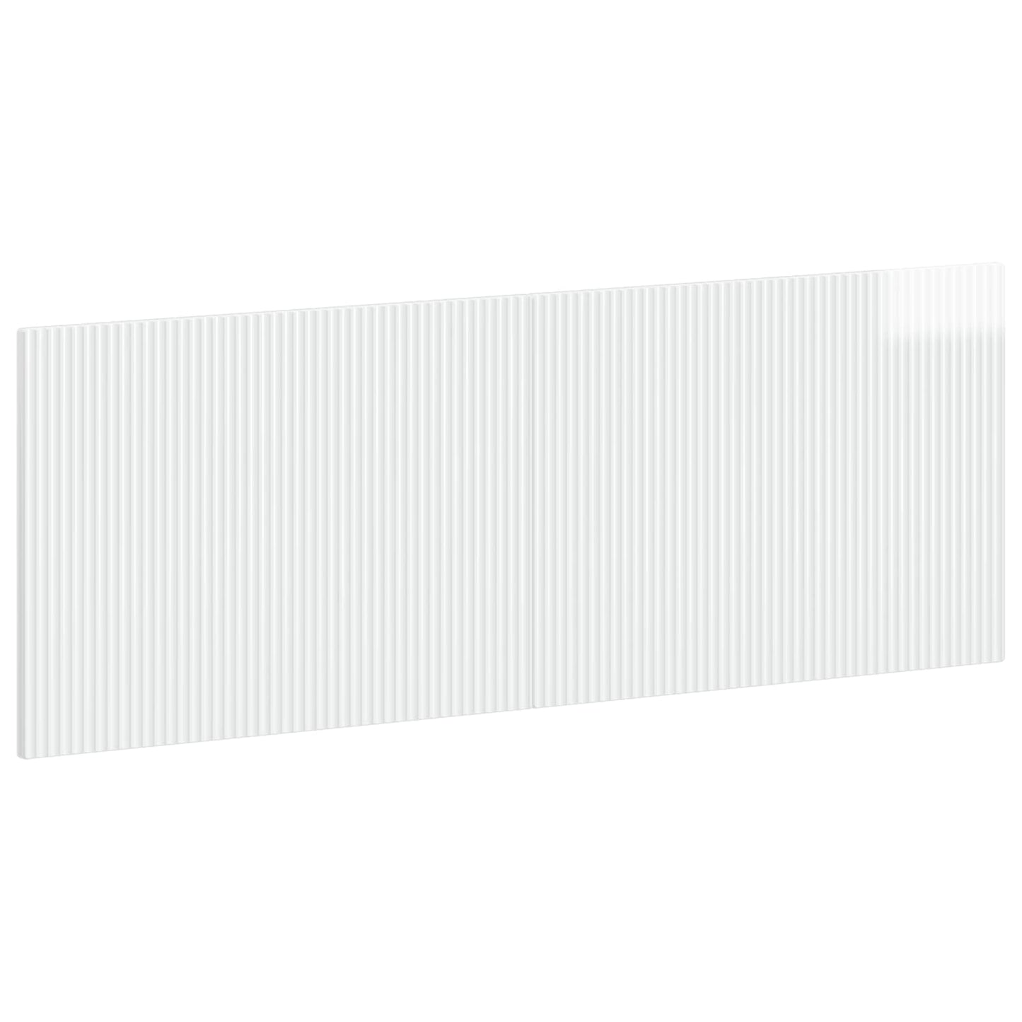 Wall-Mounted Headboard ARNHEM High Gloss White Engineered Wood