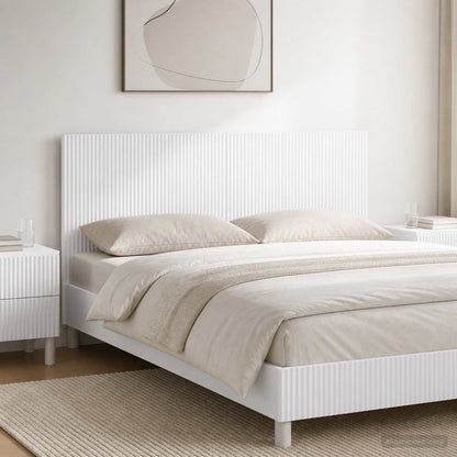 Wall-Mounted Headboard ARNHEM White Engineered Wood